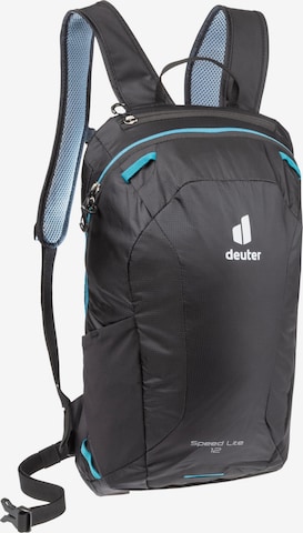DEUTER Sports Backpack in Black: front