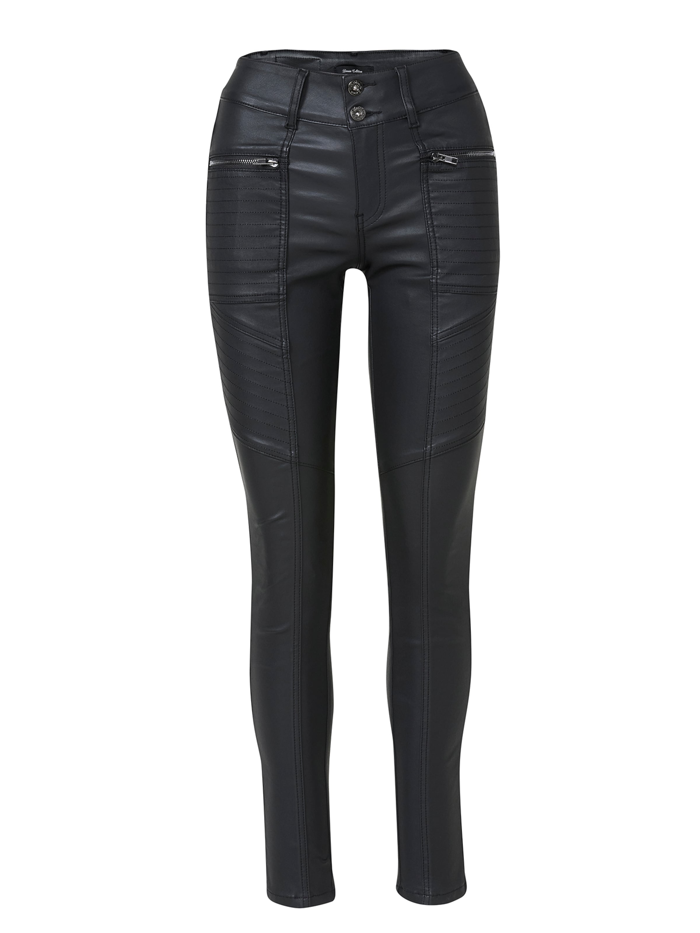 KOROSHI regular Παντελόνι σε μαύρο: μπροστά