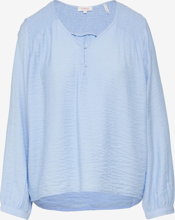 Chemisier s.Oliver en bleu : devant