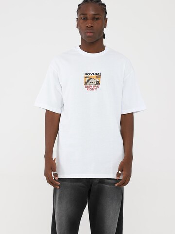Koyumi T-Shirt in Weiß: Vorderseite