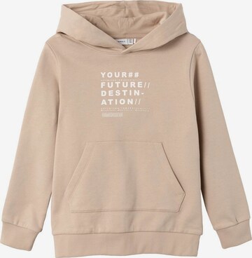 Sweat NAME IT en beige : devant