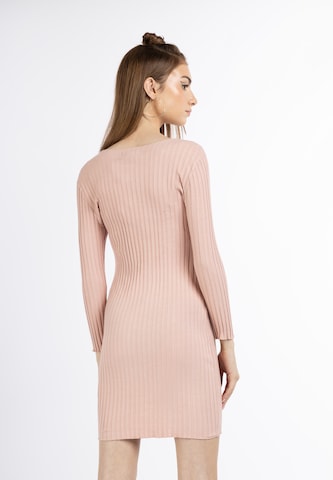 myMo ROCKS - Vestido de malha em rosa