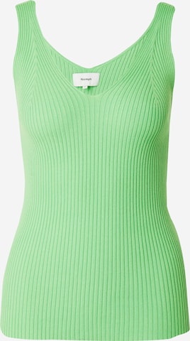 NÜMPH Top z dzianiny 'Cerys' w kolorze zielony: przód