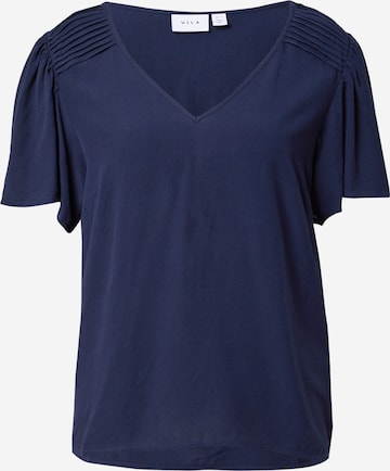 VILA Shirt 'IONA' in Blauw: voorkant