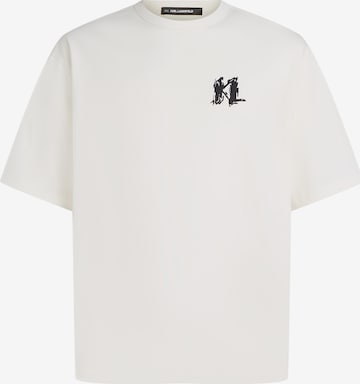 Karl Lagerfeld Koszulka w kolorze biały: przód