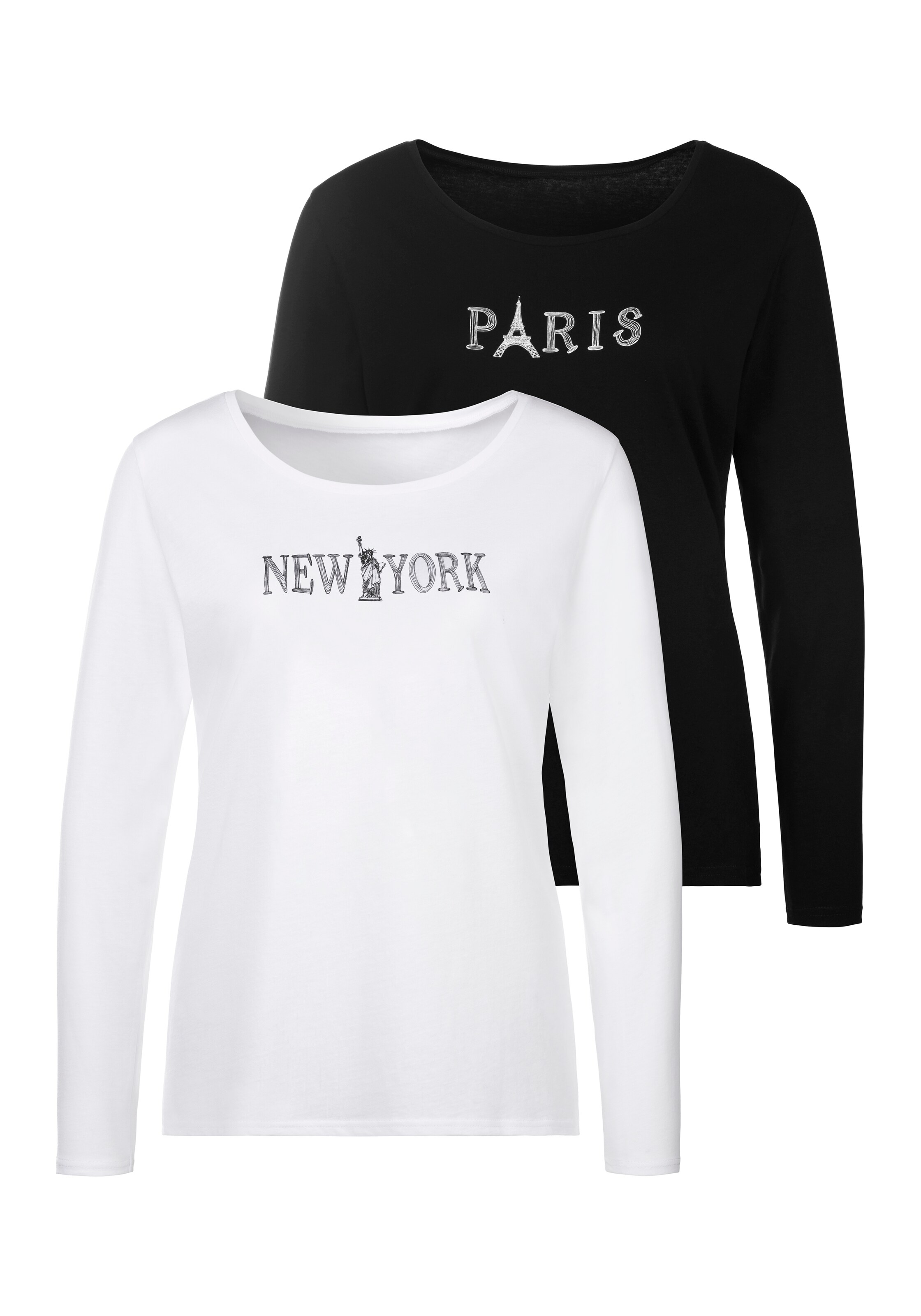 melns VIVANCE T-Krekls: no priekšpuses