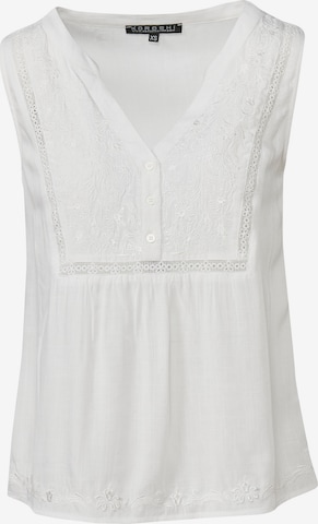 KOROSHI - Blusa em branco: frente