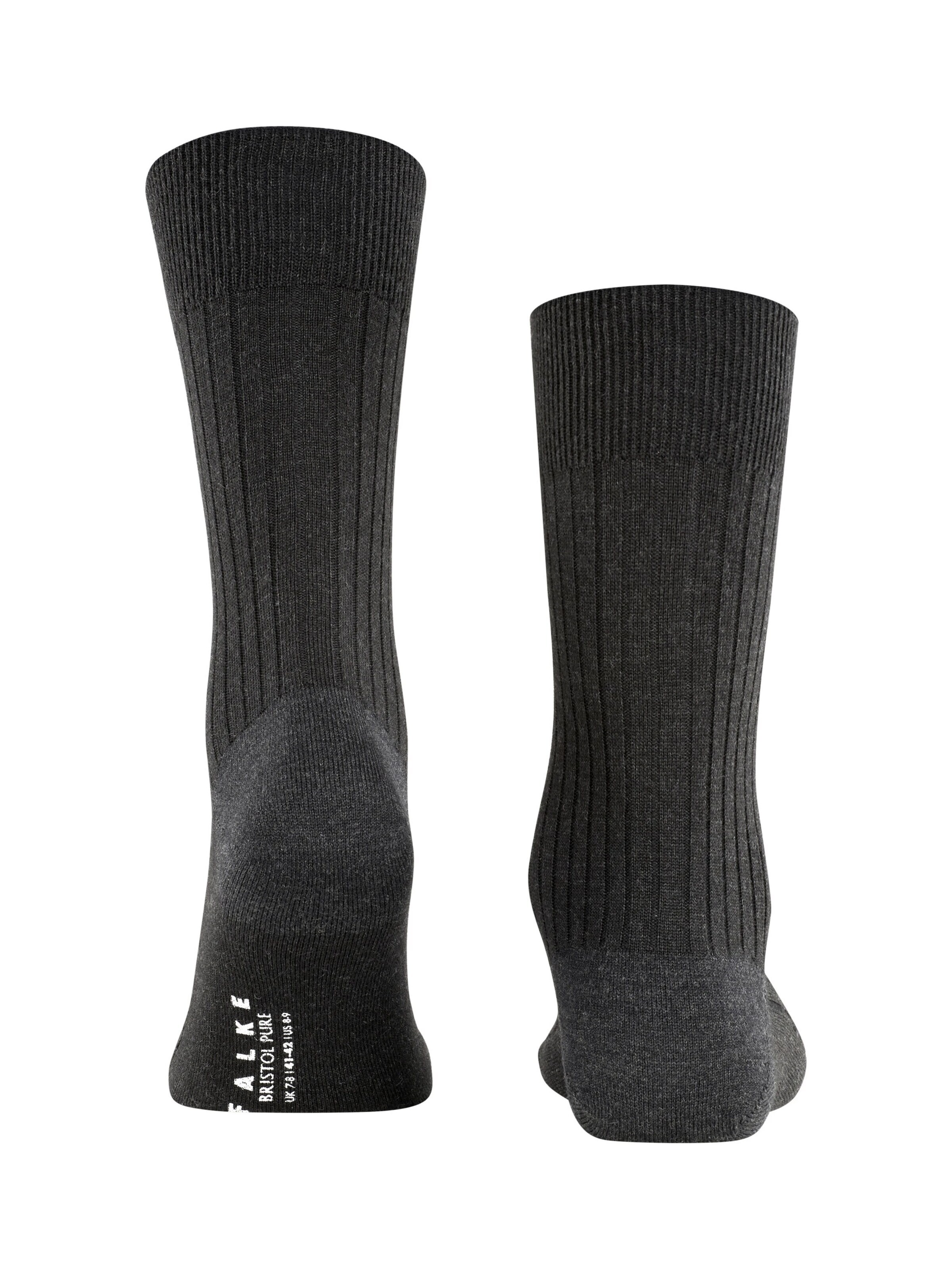 FALKE Socks 'Bristol Pure' in Grey