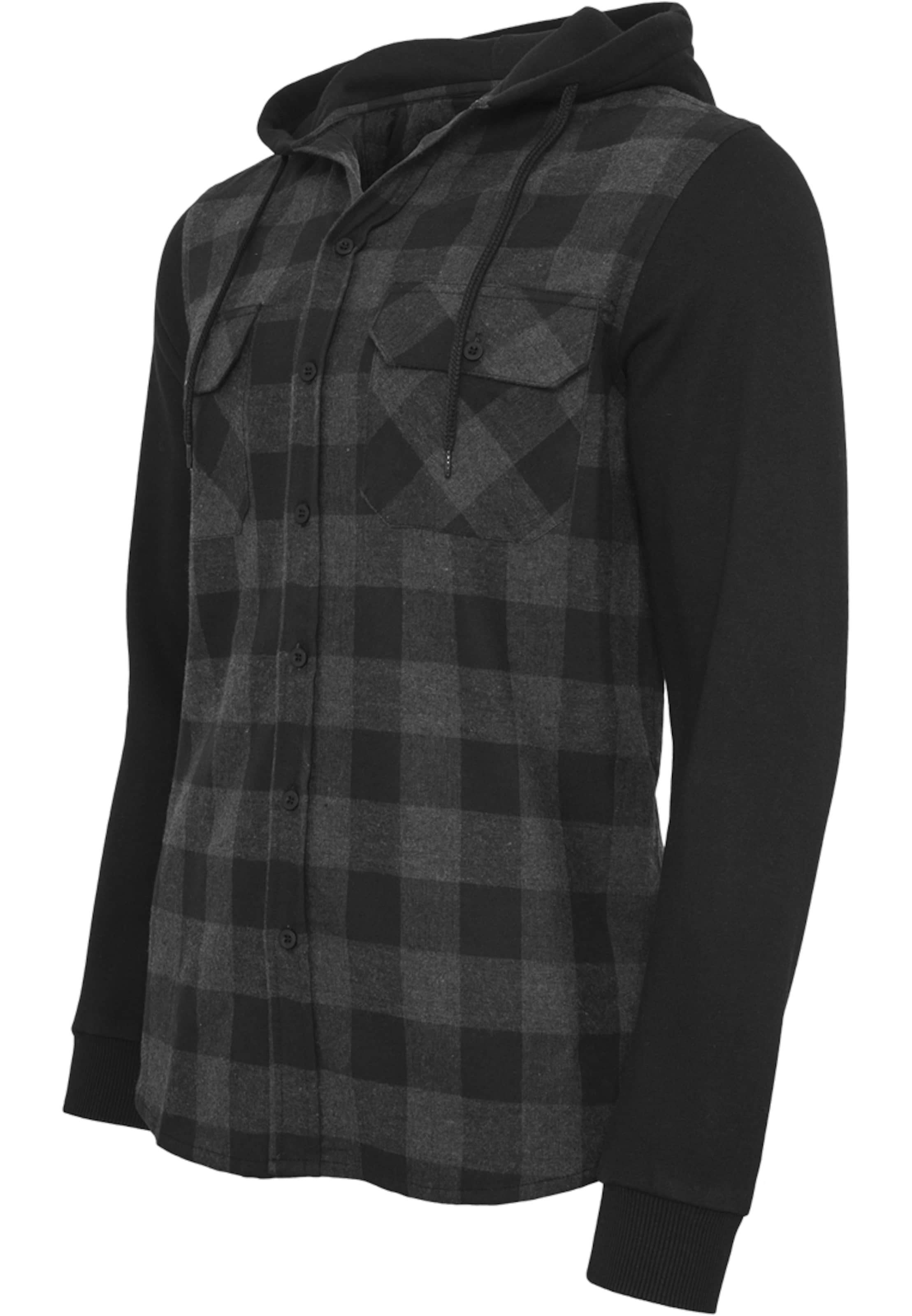 Urban Classics Regular fit Overhemd in Zwart
