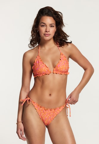Shiwi Triangle Bikini 'Liz' in Orange: front