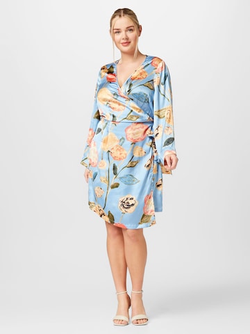 Vero Moda Curve - Vestido 'Renee Noa' em azul: frente