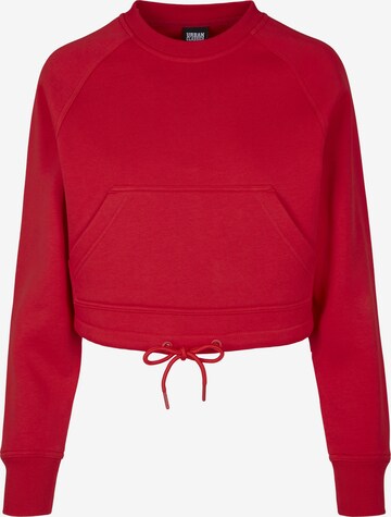 Urban Classics Sweatshirt in Rood: voorkant