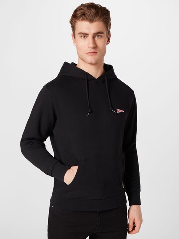 FRANKLIN & MARSHALL Sweatshirt in Black: front