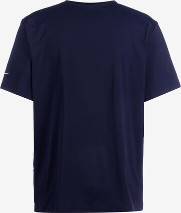 T-Shirt fonctionnel 'Track' NIKE en bleu