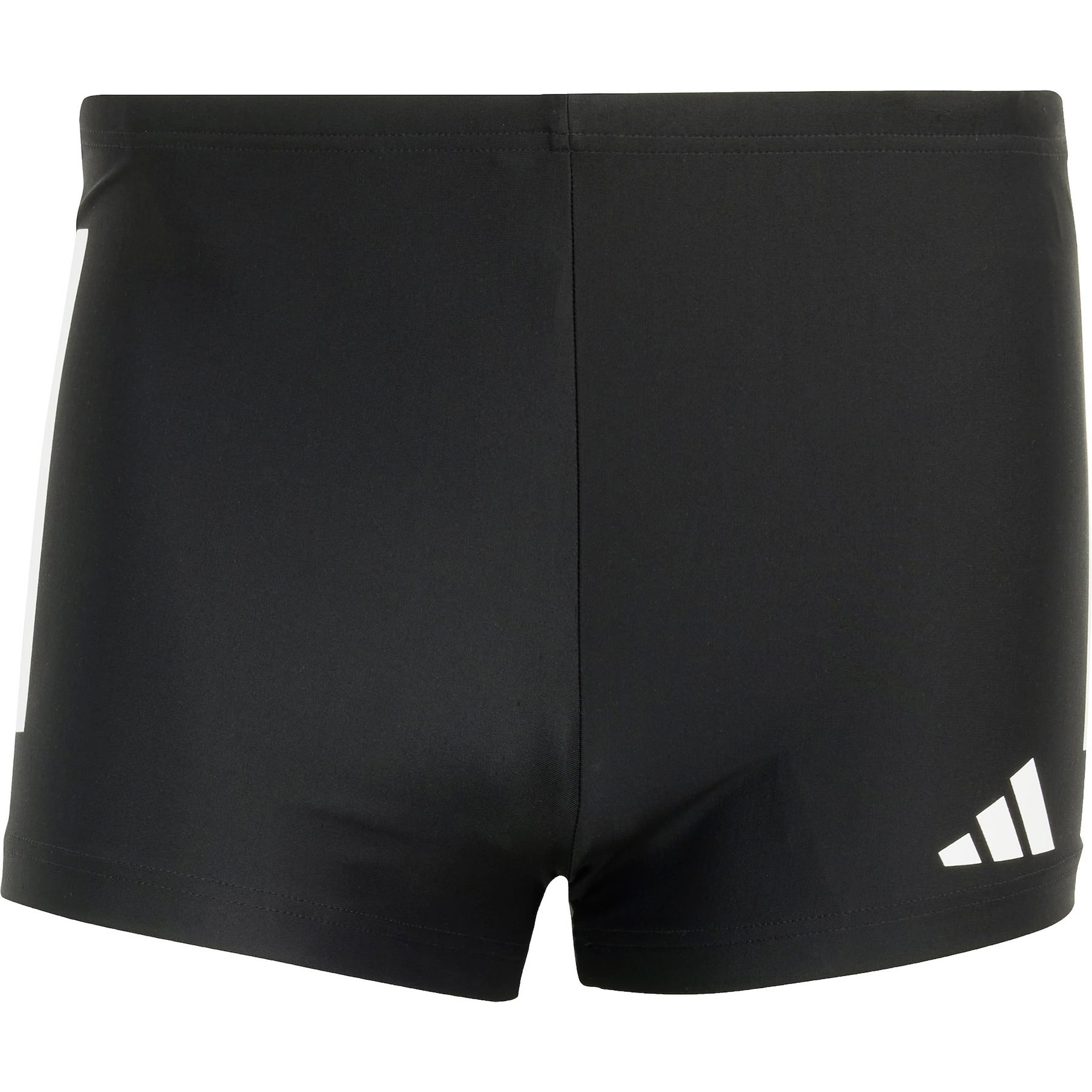 ADIDAS PERFORMANCE Athletic Swim Trunks in Black: front