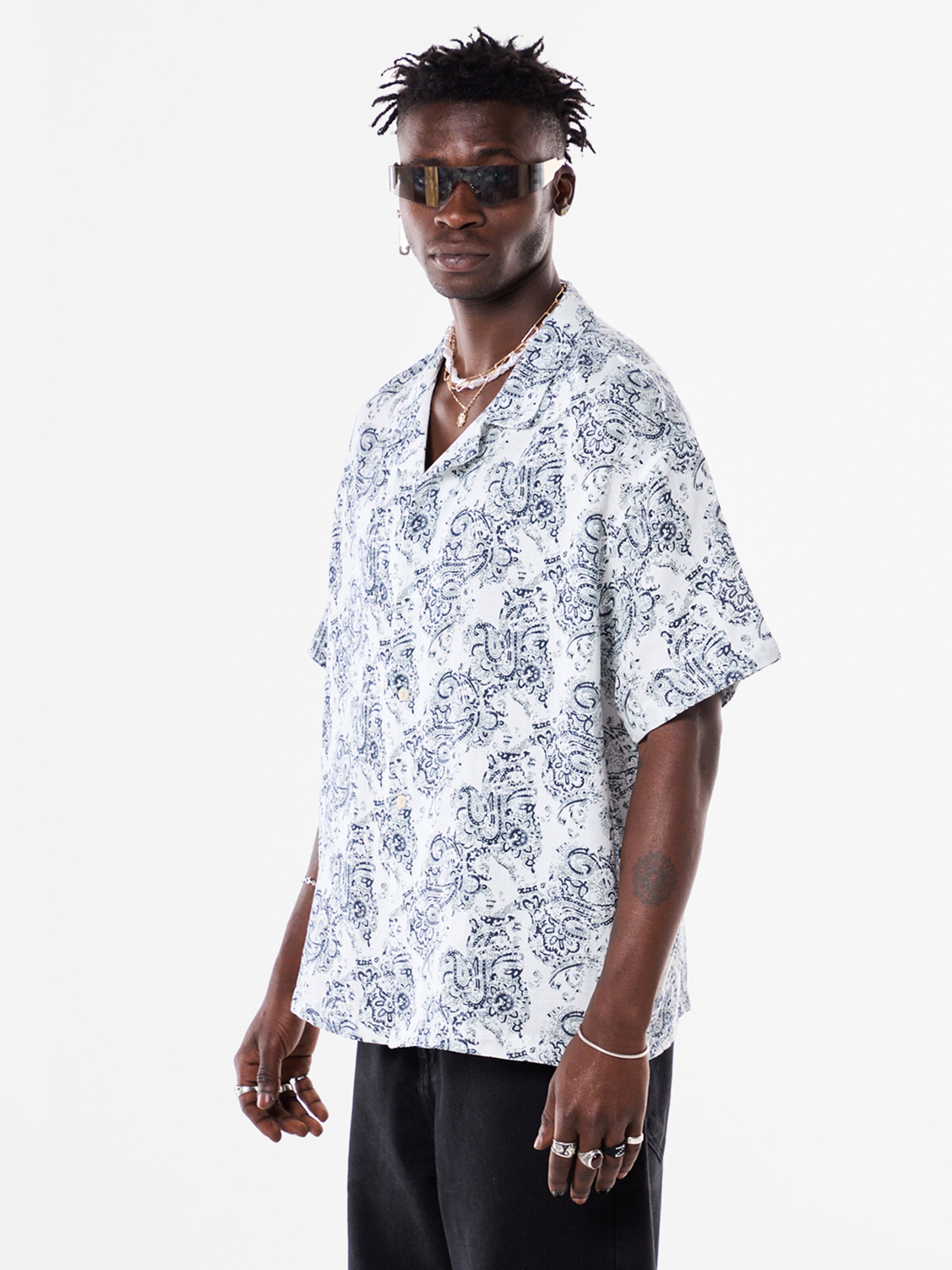 VAMOS CLO Comfort Fit Πουκάμισο σε λευκό