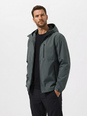 YOUTHUP Outdoor jacket 'Kompakt' in Grey