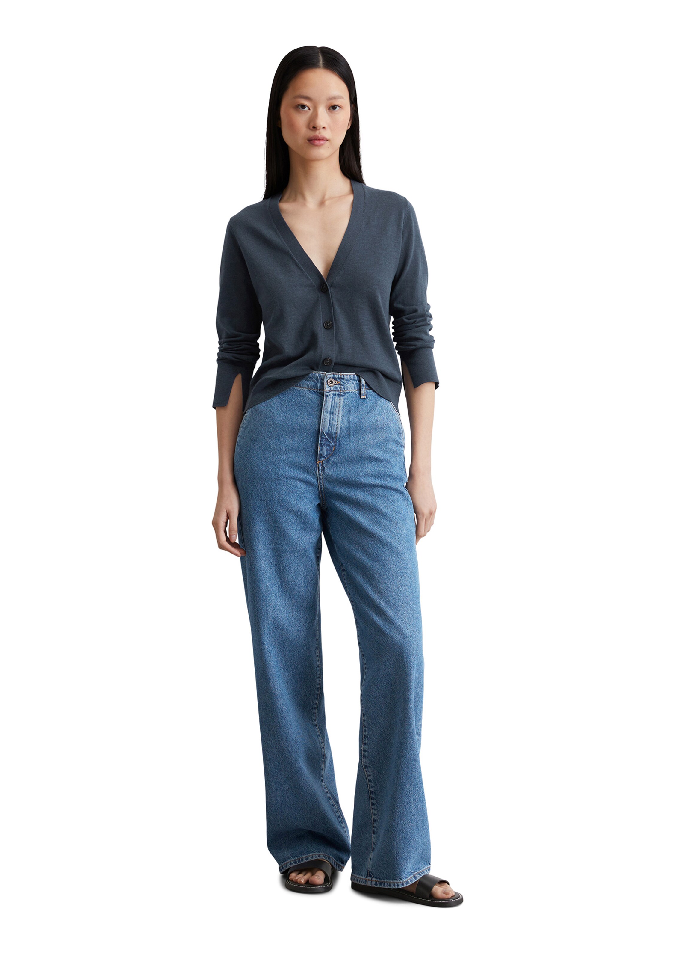 mėlyna Marc O'Polo Kardiganas