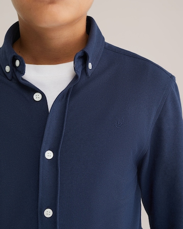 WE Fashion Regular Fit Hemd in Blau