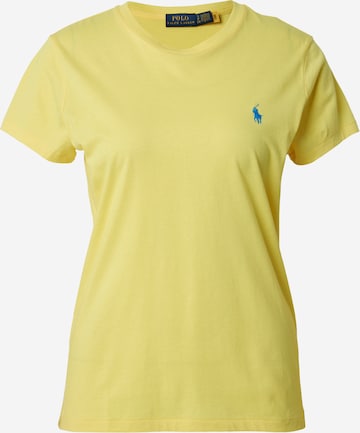 T-shirt Polo Ralph Lauren en jaune : devant