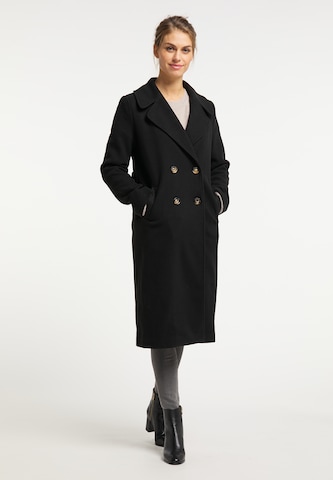 Usha Between-Seasons Coat in Black