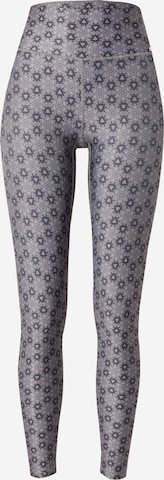 Skinny Pantalon de sport 'Mist' Athlecia en gris : devant