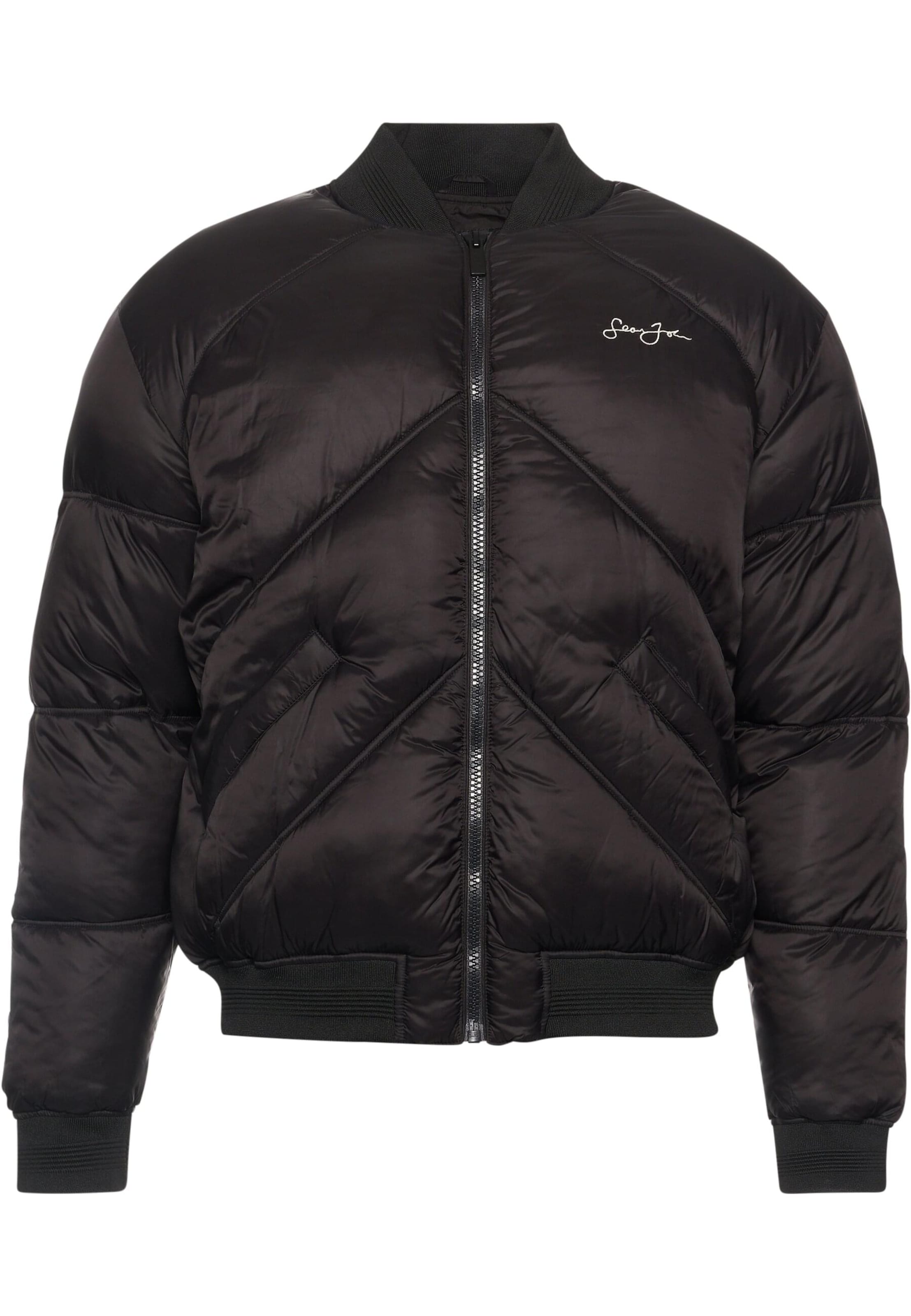 Sean John Jacke in Schwarz: Vorderseite