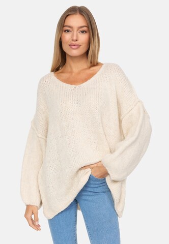 Decay Sweater in Beige: front