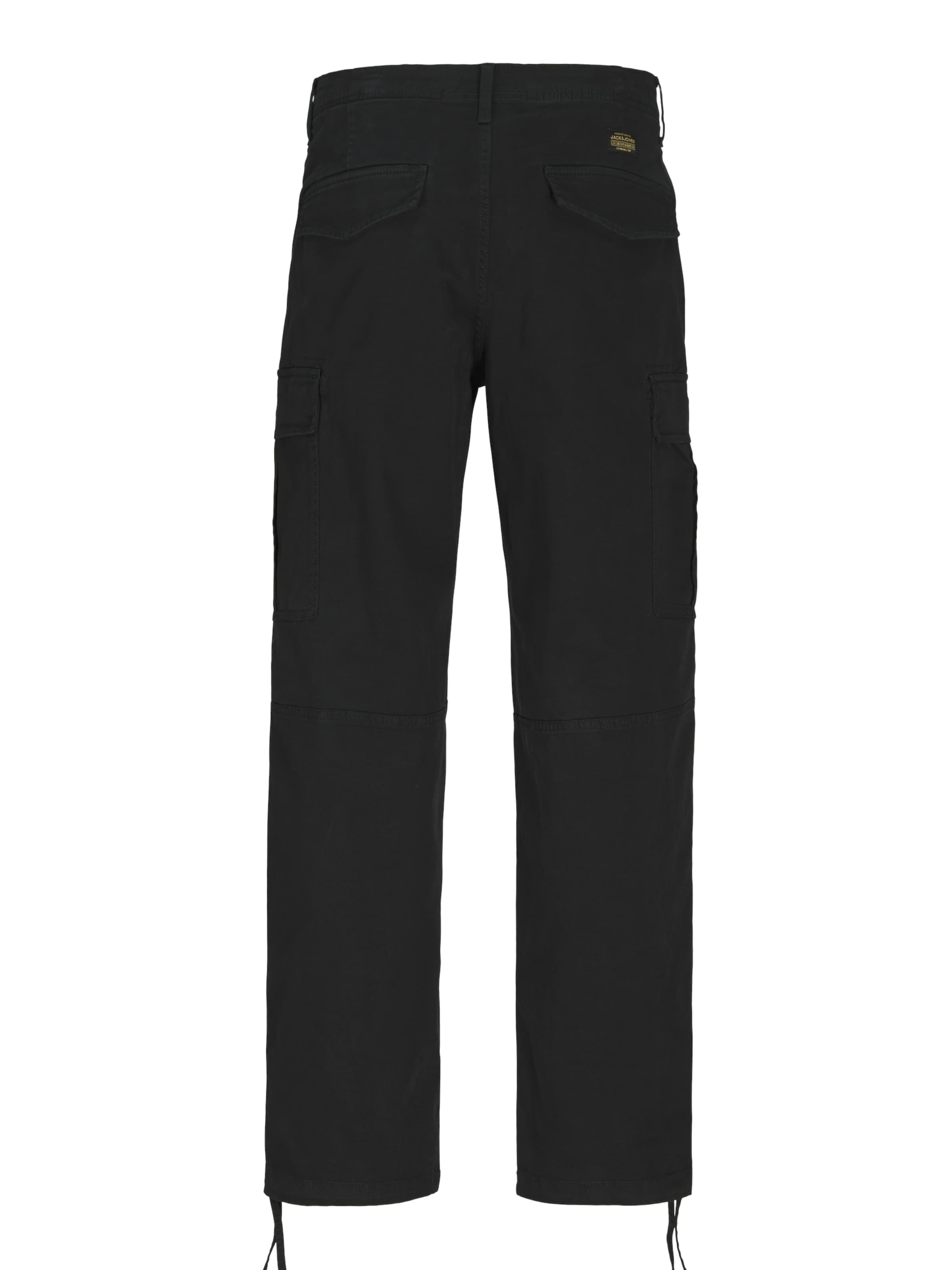 Loosefit Pantalon cargo 'JJKarl Harlow' JACK & JONES en noir