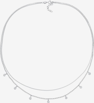 ELLI Necklace 'Geo' in Silver: front