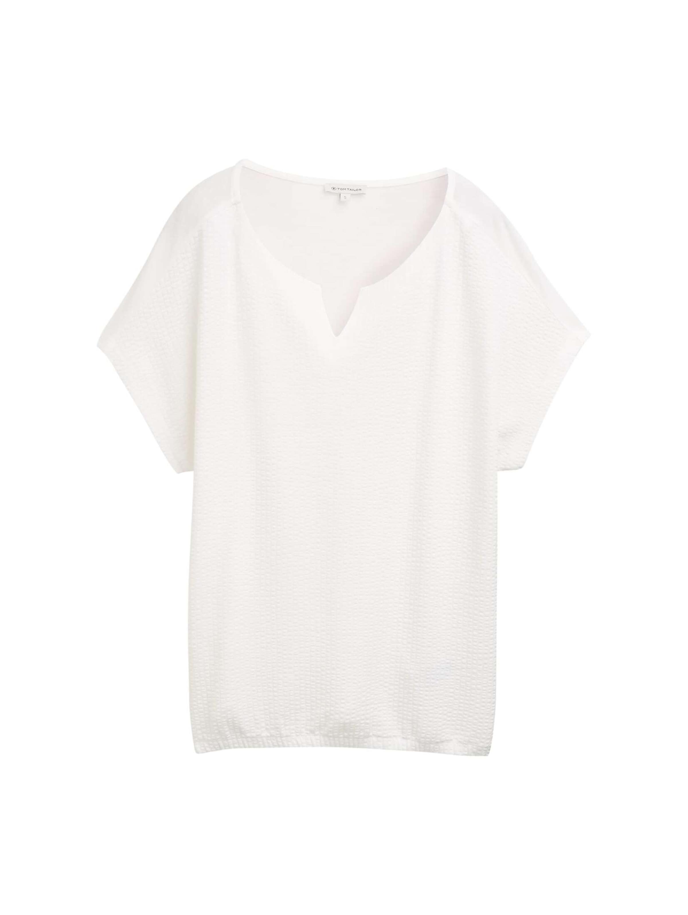 TOM TAILOR Shirt in White: front