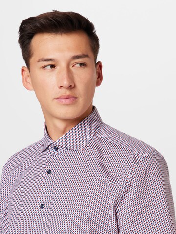 OLYMP Regular fit Button Up Shirt in Red