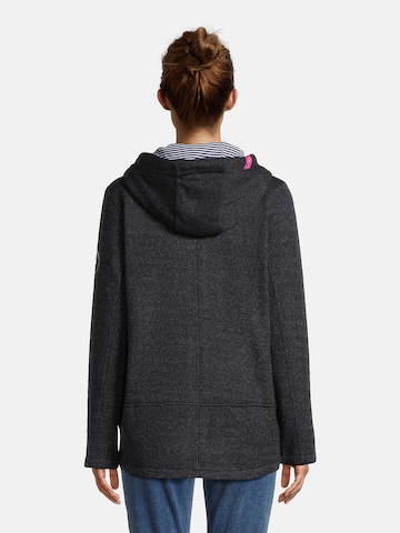 salzhaut Sweatvest in Blauw