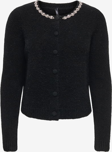 Geacă tricotată 'ONLViva' ONLY pe negru / alb perlat, Vizualizare produs