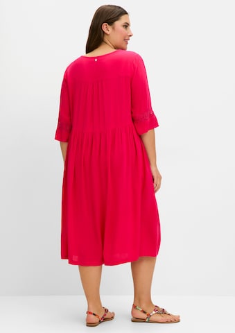 SHEEGO - Vestido de verano en rosa