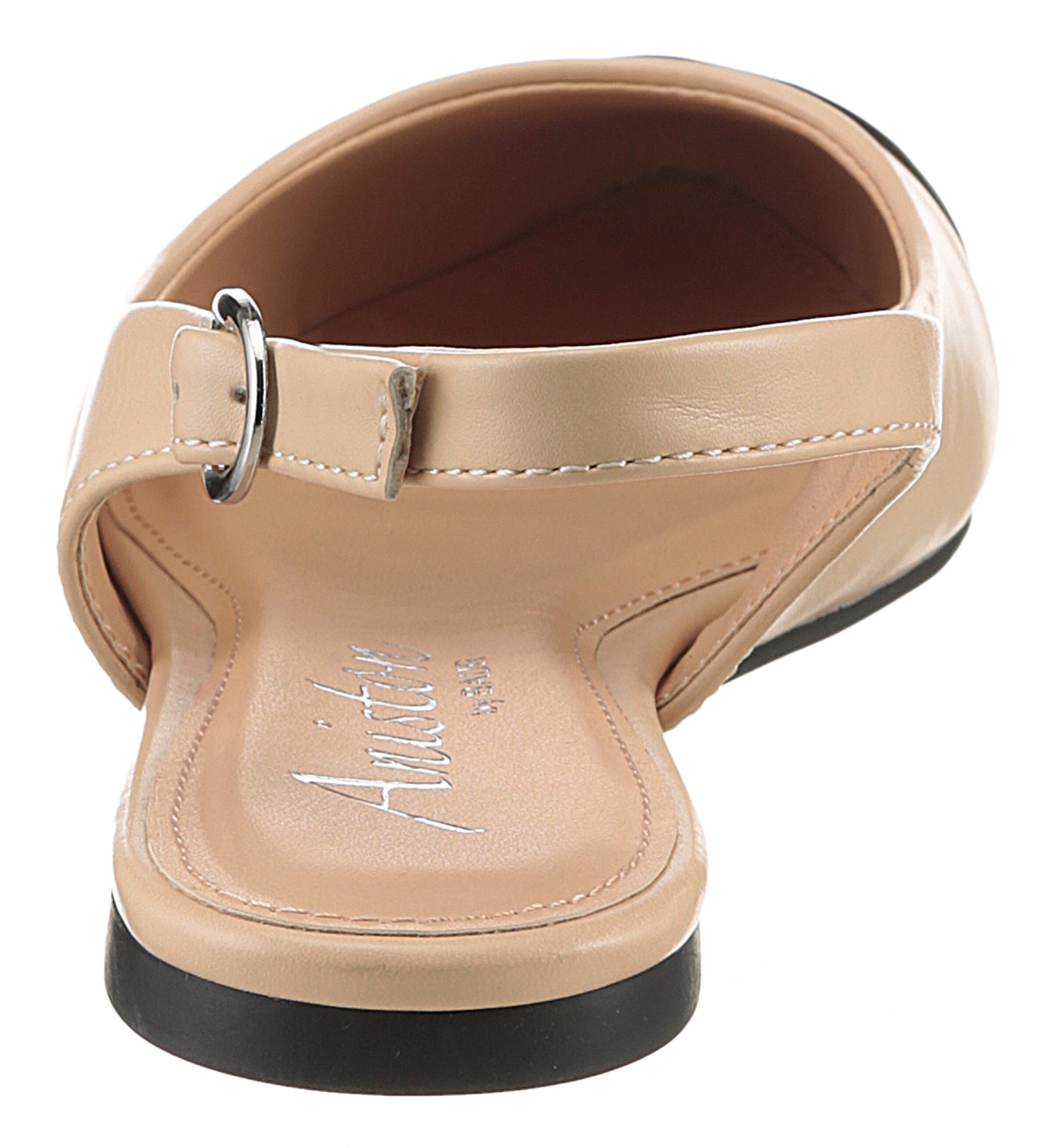 Aniston Ballet Flats with Strap in Beige