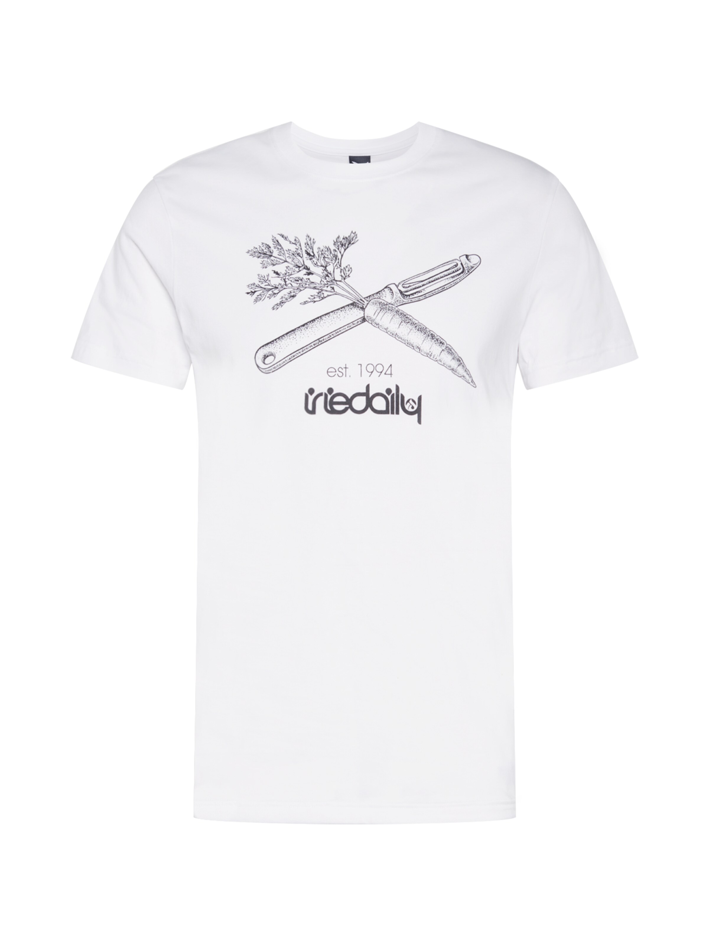 Abbigliamento Uomo Iriedaily Shirt Vegan Flag in Bianco 