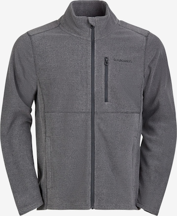 Fundango Fleecejacke 'Jeffrey Fullzip Fleece' in Schwarz: Vorderseite