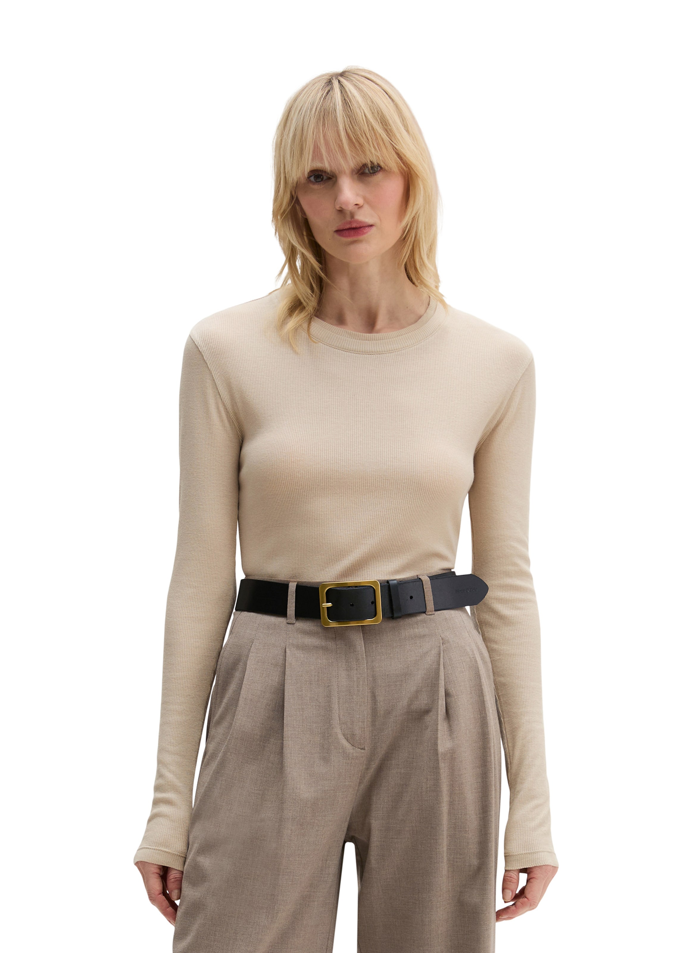 Marc O'Polo Shirt in Grey: front