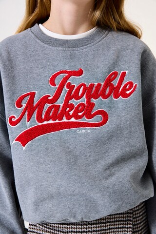 GARCIA Sweatshirt in Grey