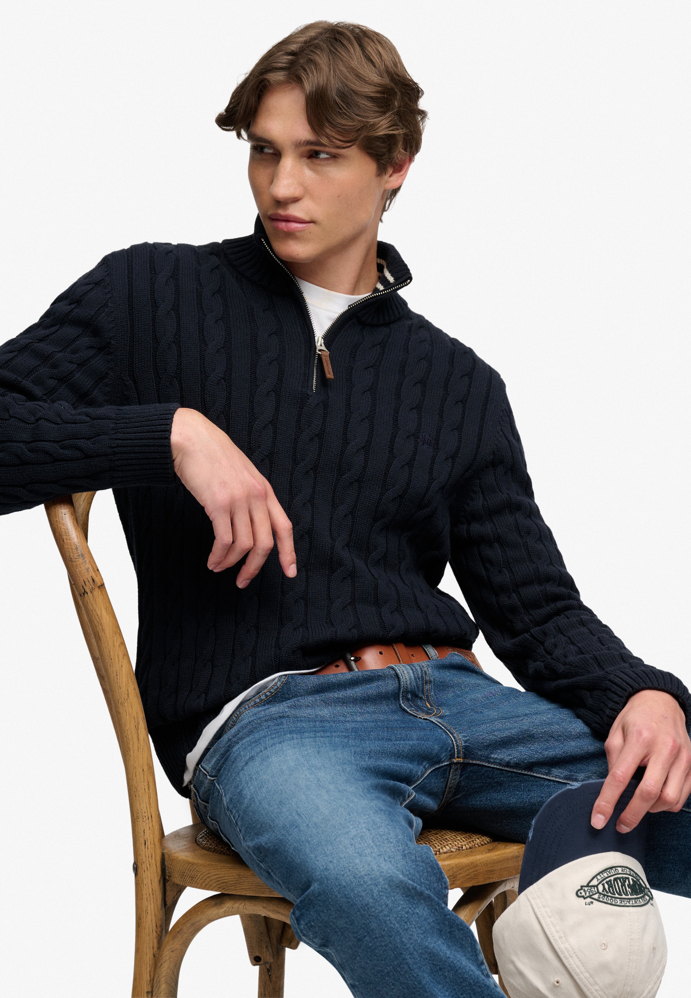 Superdry & Co Sweater in Blue