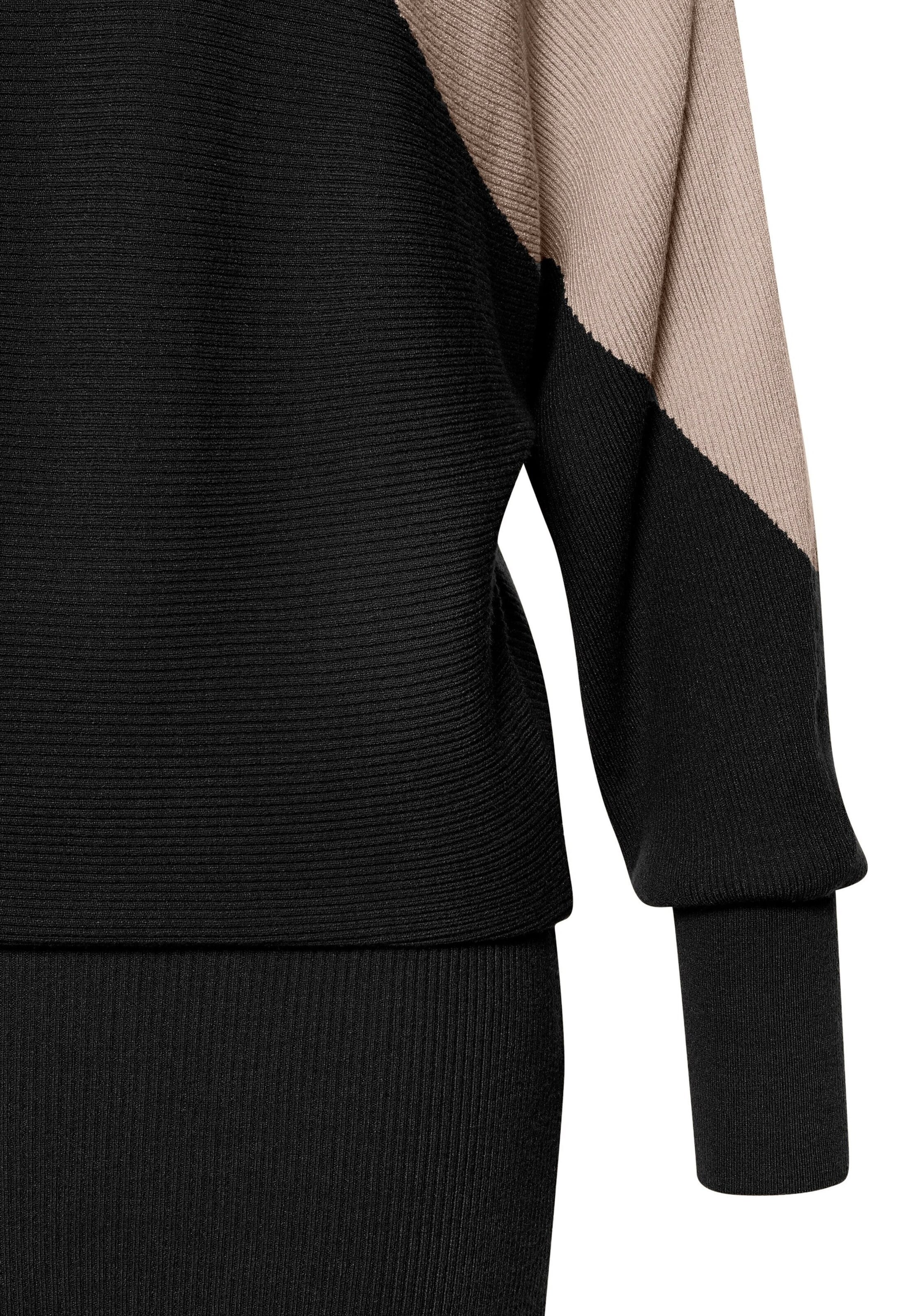 LASCANA Knitted dress in Black