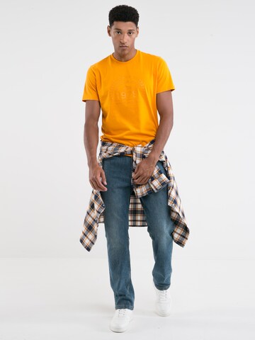 T-Shirt 'Obiset' BIG STAR en orange