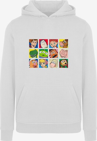 F4NT4STIC Sweatshirt 'Toy Story Spielzeuge' in Weiß: predná strana