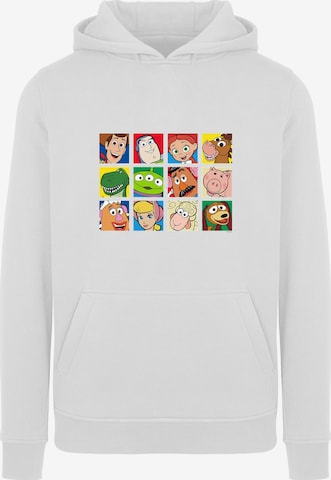 F4NT4STIC Sweatshirt 'Toy Story Spielzeuge' in Weiß: predná strana