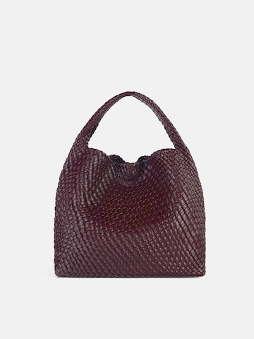 L37 HANDMADE SHOES Handtasche 'KANSAS' in Lila: Vorderseite