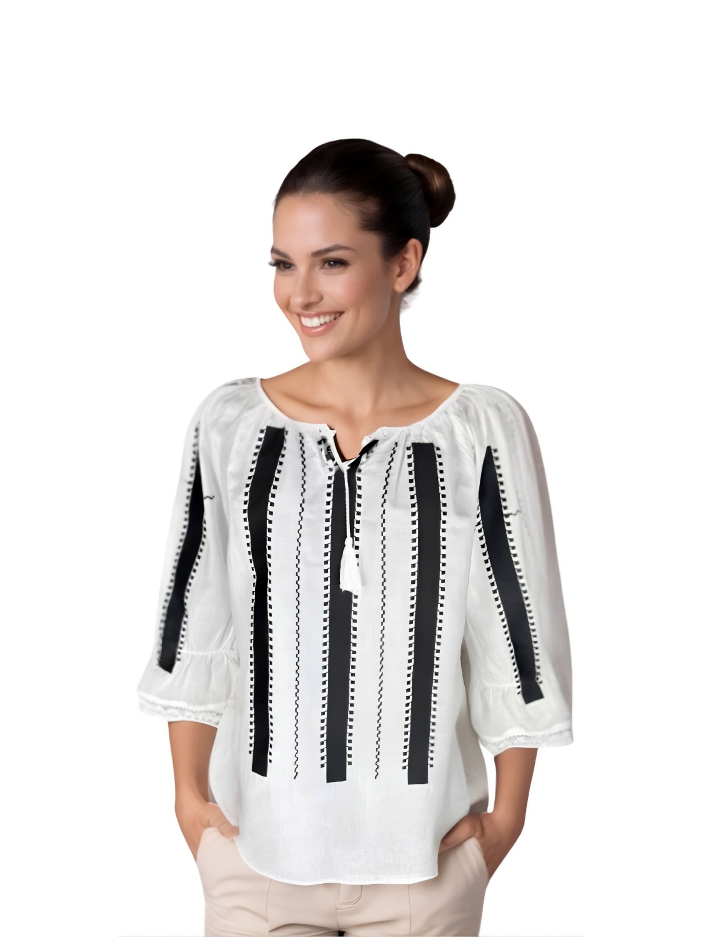 Rody’s forever - Blusa tradicional en blanco