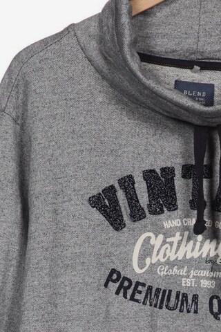 BLEND Sweatshirt & Zip-Up Hoodie in XXL in Grey