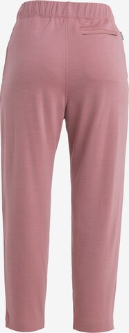 Tapered Pantaloni 'Crush II' de la ICEBREAKER pe roz