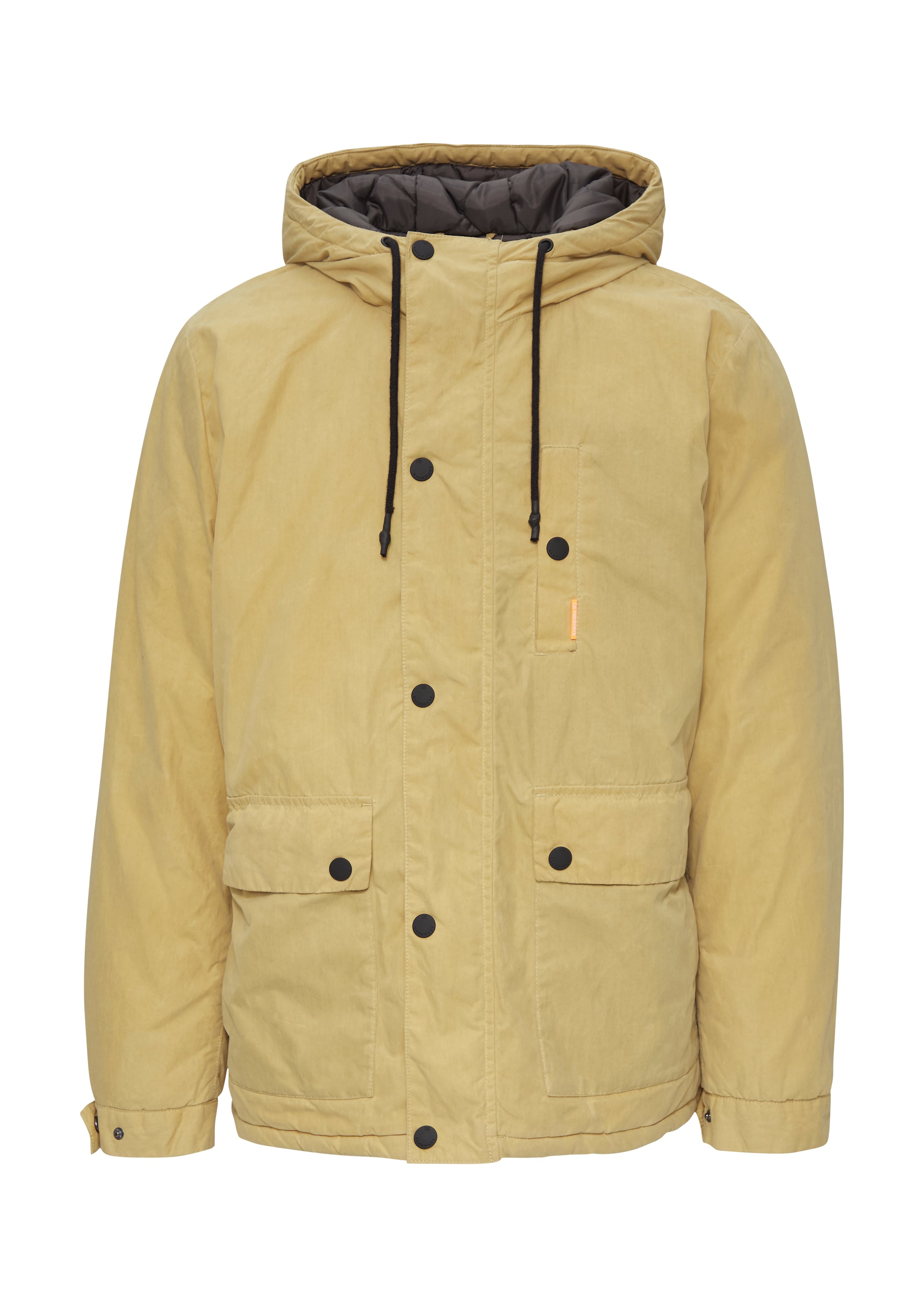 QS Winterjas in Geel: voorkant